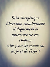 Charger l&#39;image dans la galerie, Soin énergétique à distance, libération et déblocage émotionnel, harmonisation de chakras, contre mauvais œil et envoutements - Guidance &amp; Magnétisme 
